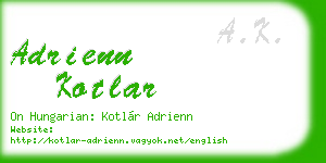 adrienn kotlar business card