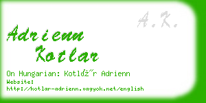 adrienn kotlar business card